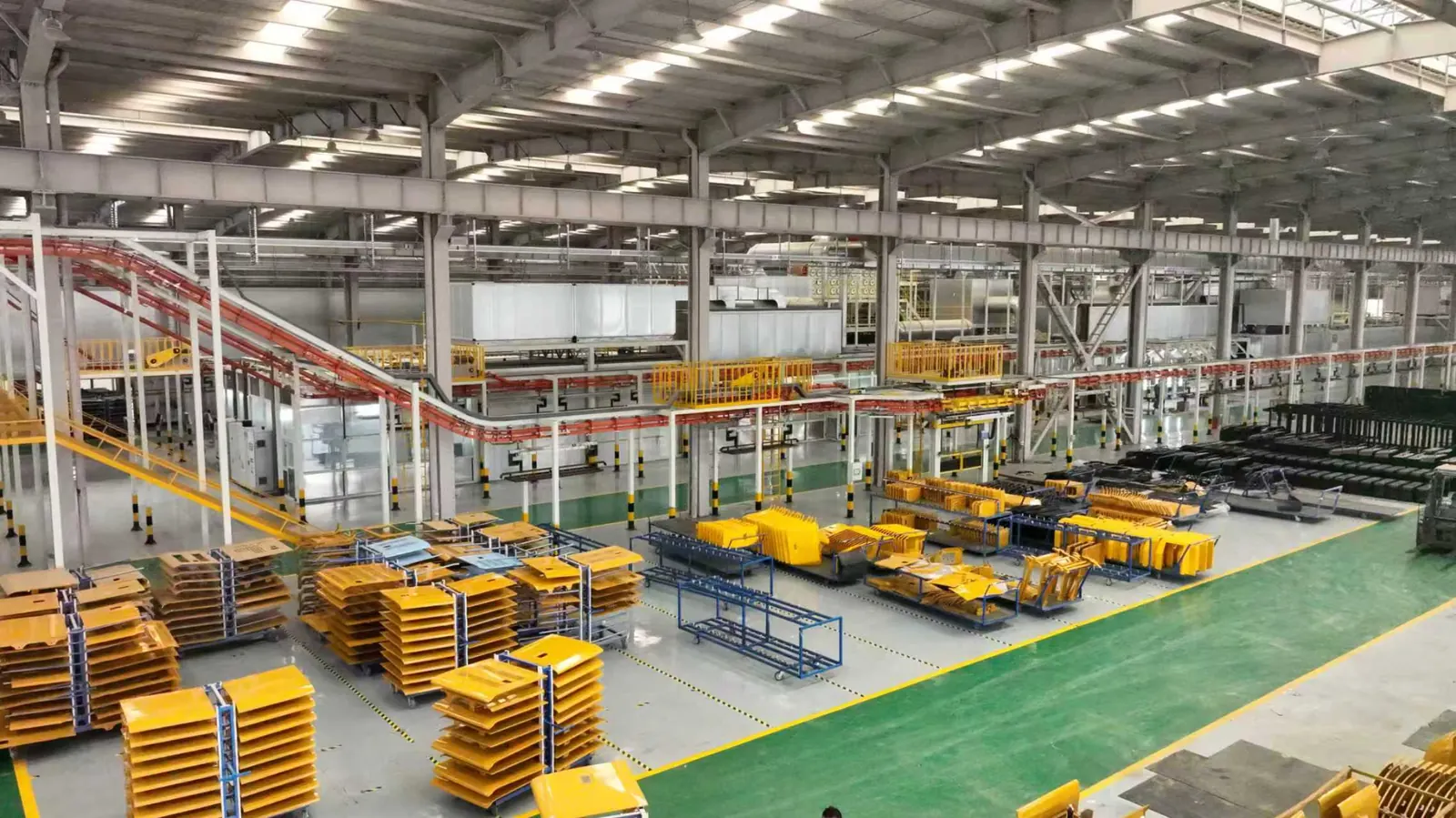 Floor Belt Conveyor Spray Line
