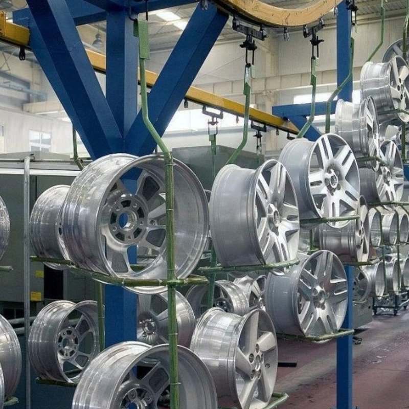 Automotive Wheel Hub Powder Coating Line