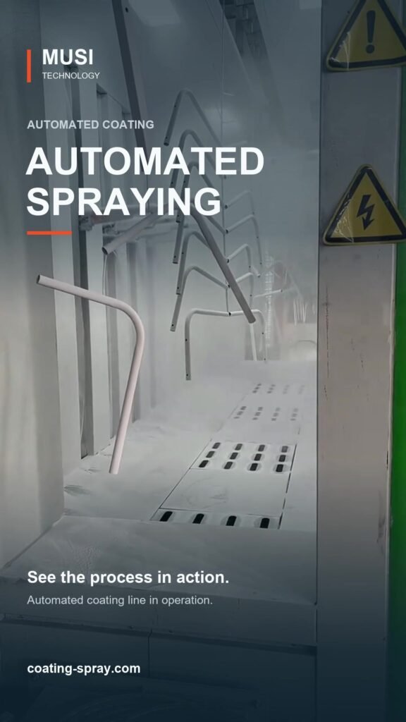 Automated Spray Coating Line in Action