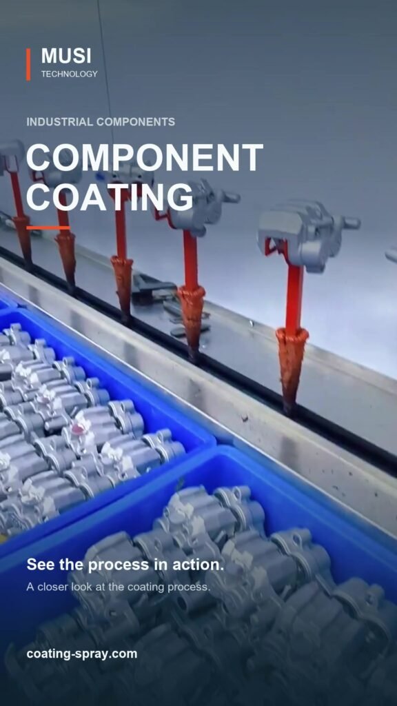 Industrial Component Coating Process