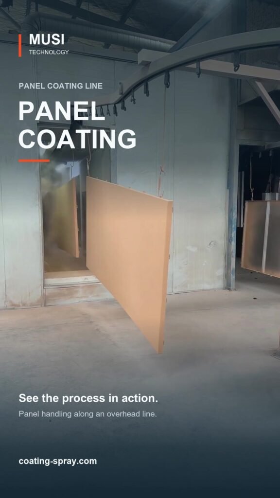 Metal Panel Coating Line and Overhead Handling