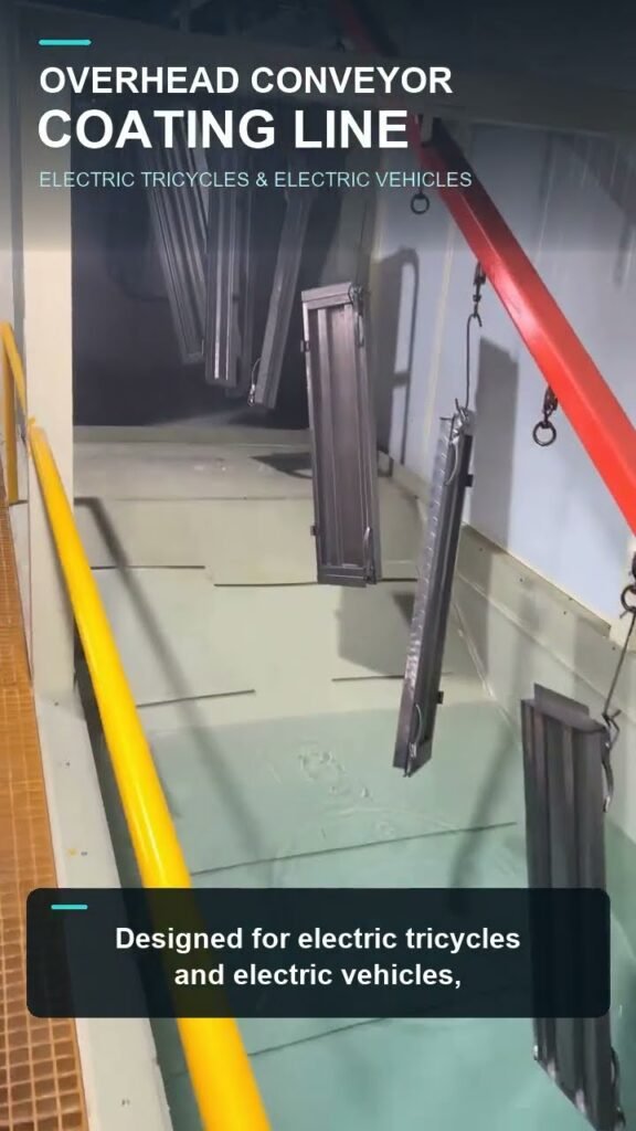 Overhead Conveyor Coating Line for Electric Tricycles & EVs