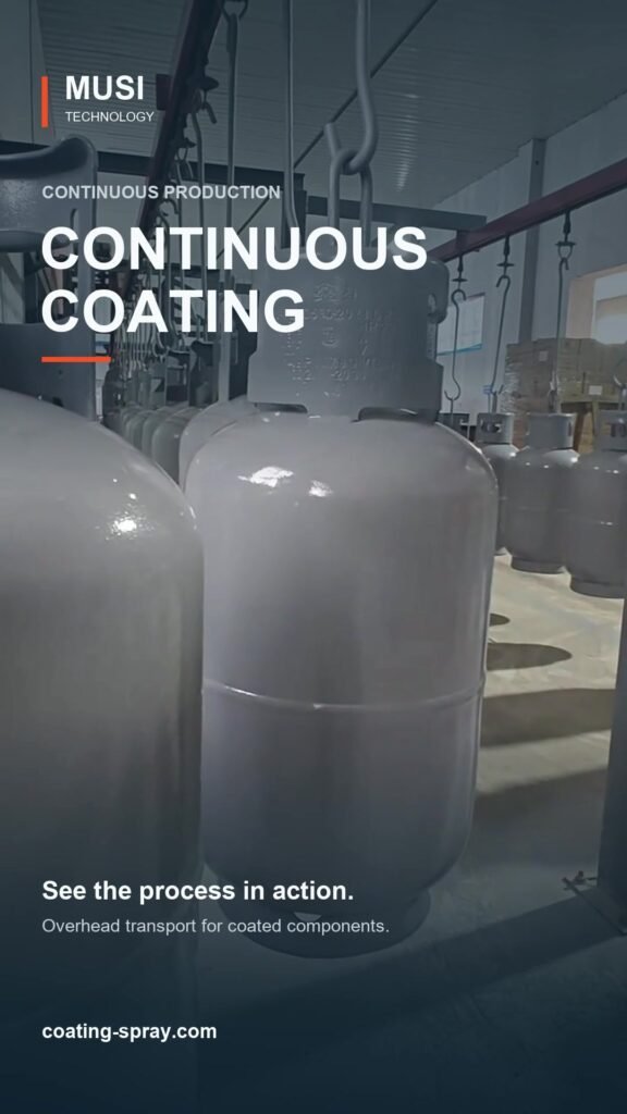 Powder Coating Conveyor for Industrial Components